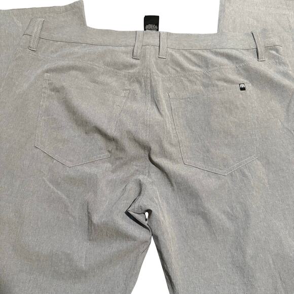 Travis Mathew Men's Performance Pants, Gray, Size 40, Stretch Golf Casual - Picture 4 of 7